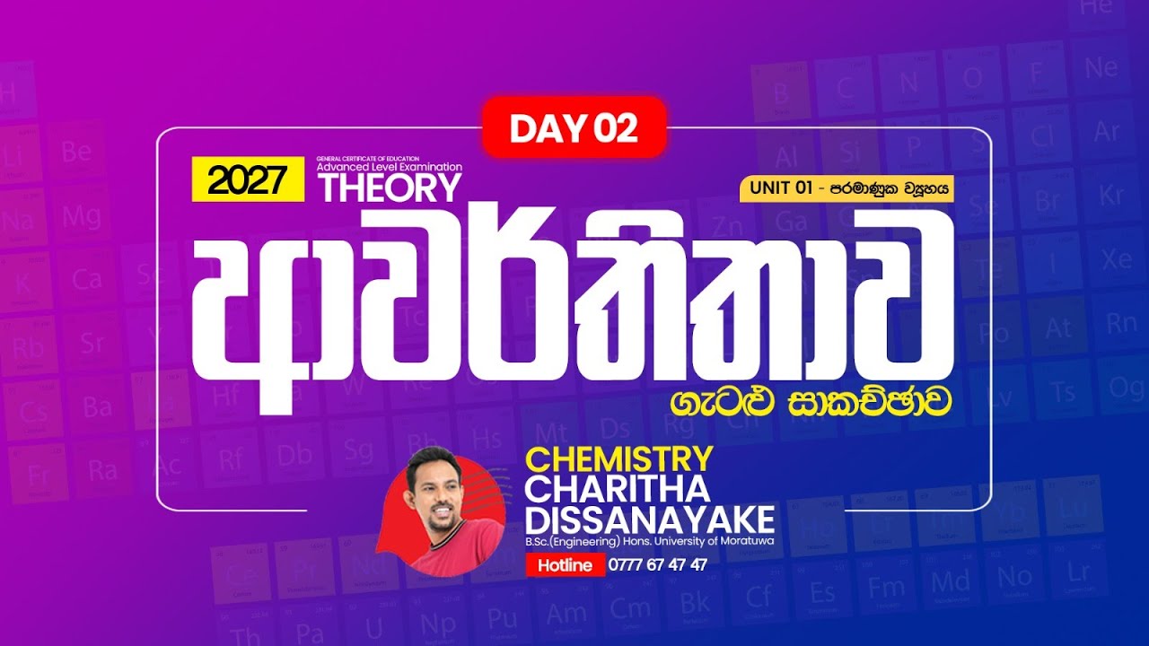 ආවර්ථිතාව ගැටළු සාකච්ඡාව - Day 2 | Charitha Dissanayake