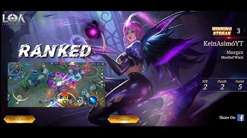 Legend of Ace; (Ranked - Ace) Morgan - Mischief Witch [we were clearly a better team]