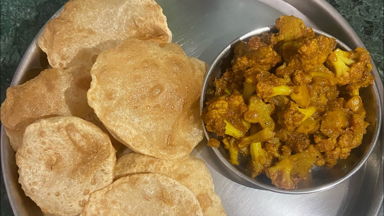 Gobi masala  or puri kaise banae 