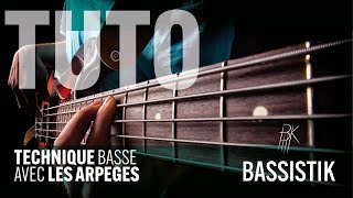 Video thumbnail of "LES 7 ARPEGES A MAITRISER ABSOLUMENT SUR LA BASSE"