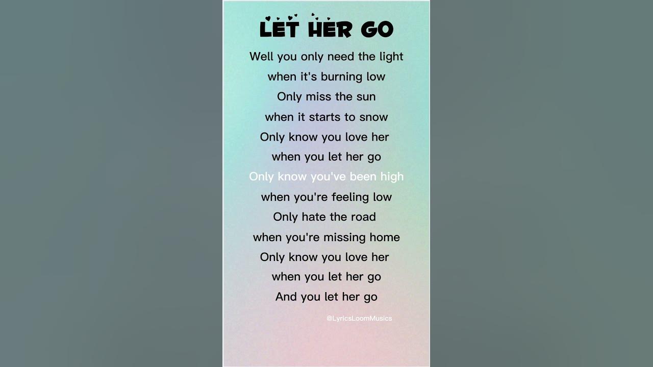 Passenger – Let Her Go (ft ed sheeran) song (Lyrics) #songlyrics #lyrics #lethergo