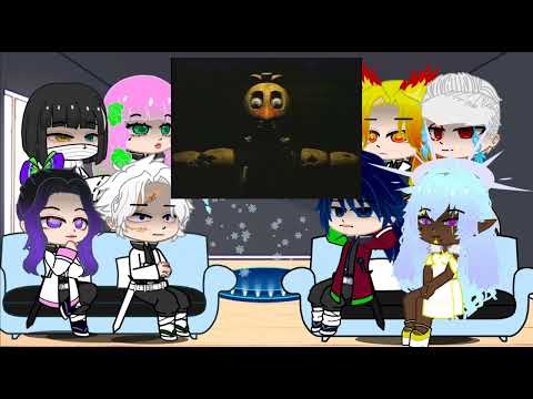 ❀Hashira's react to Fnaf VHS Tapes❀ (PT: 2) • demon slayer • °read desc°