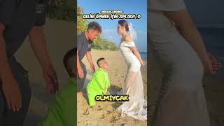 Gelini Öpmek İçin Zıpladı..❗️😬