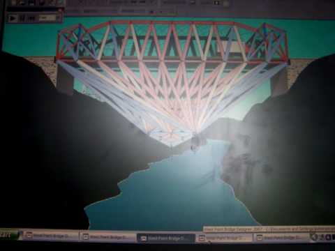 West Point Bridge Designer My First Bridges Youtube