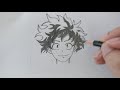 ASMR Izuku Midoriya Drawing | My Hero Academia