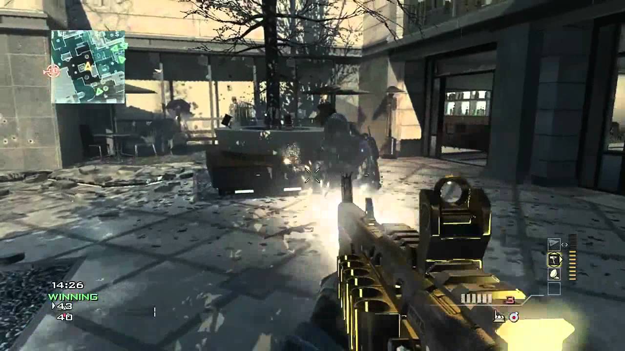 First Mw3 AA-12 Gold Camo gameplay footage + some info.