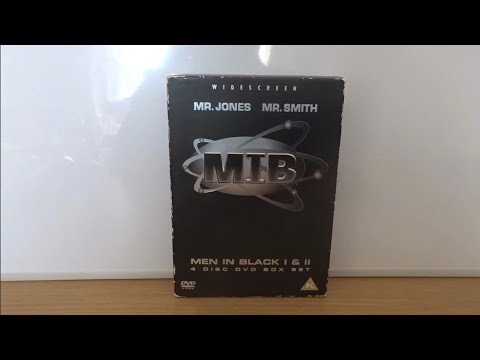 Men In Black 1 2 Box Set UK DVD Unboxing
