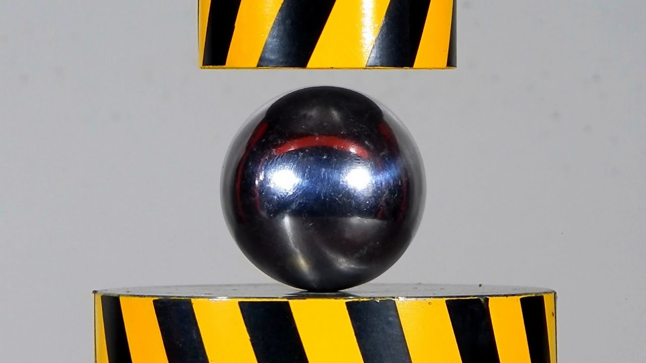 HYDRAULIC PRESS VS IRON BALL YouTube