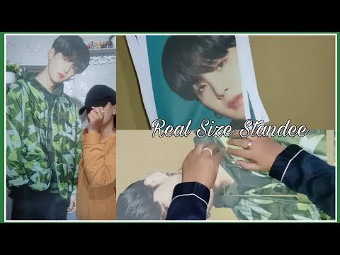 TỰ LÀM KÍCH THƯỚC THẬT KPOP STANDEE | BTS SUGA EDITION