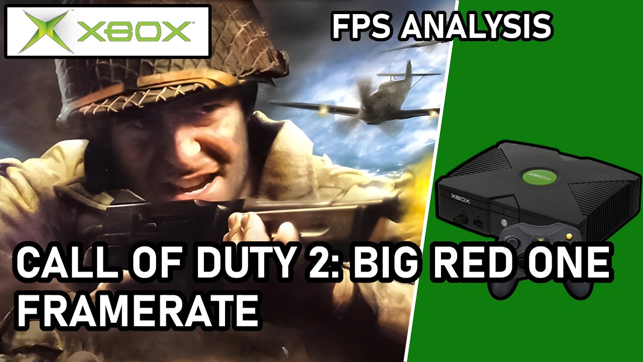 Call of Duty 2: Big Red One | Xbox | Frame Rate Test - YouTube