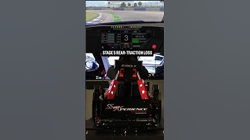 SimXperience Stage 5 Rear-Traction-Loss demonstrated on Sebring