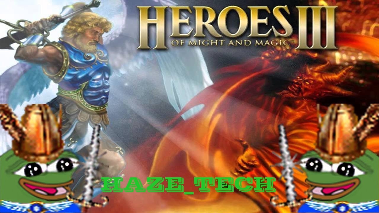 HoMM3 Ranked JC Match Haze_Tech(Conflux4800) Vs. Gecko(Dungeon+