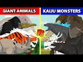 Giant animal vs kaiju monsters  kaiju animation