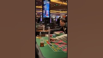 Man puts everything on red at the end of the night