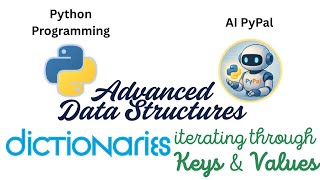 95 Iterating through Dictionary Keys and Values #pythondictionary #pythonprogramming #python