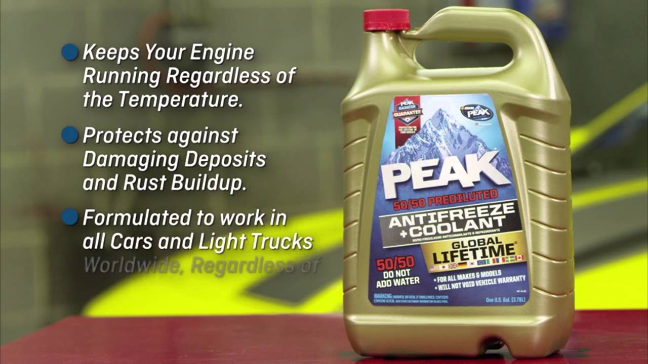 PEAK Whats the difference between Antifreeze and Coolant 