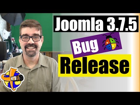 Live Bulletin -  🔧Joomla! 3.7.5 Bug Fix released - Plus a how to update Joomla Tutorial.