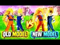 OLD MODEL vs NEW MODEL! ULTRA SSJ3 GOKU & SSJ2 VEGETA Comparison | Dragon Ball Legends