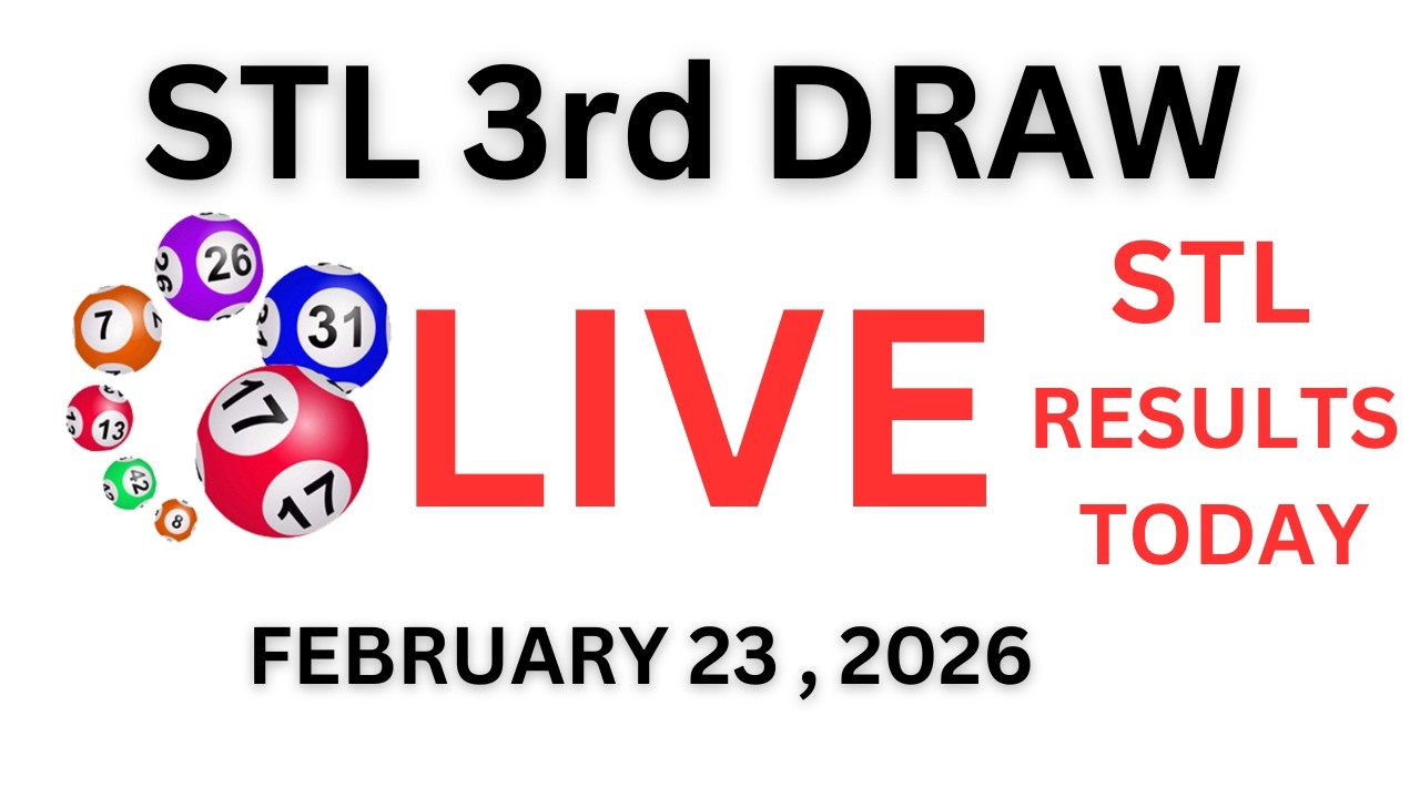 STL  3rd  DRAW RESULTS  7::00 PM LIVE DRAW  FEBRUARY  23,  2026