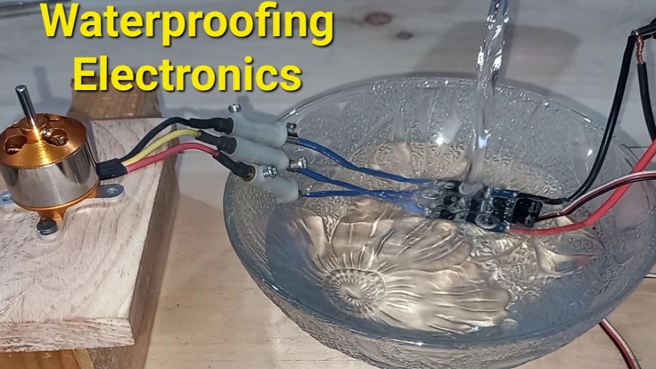 How to waterproof electronics silicone coating on rc parts