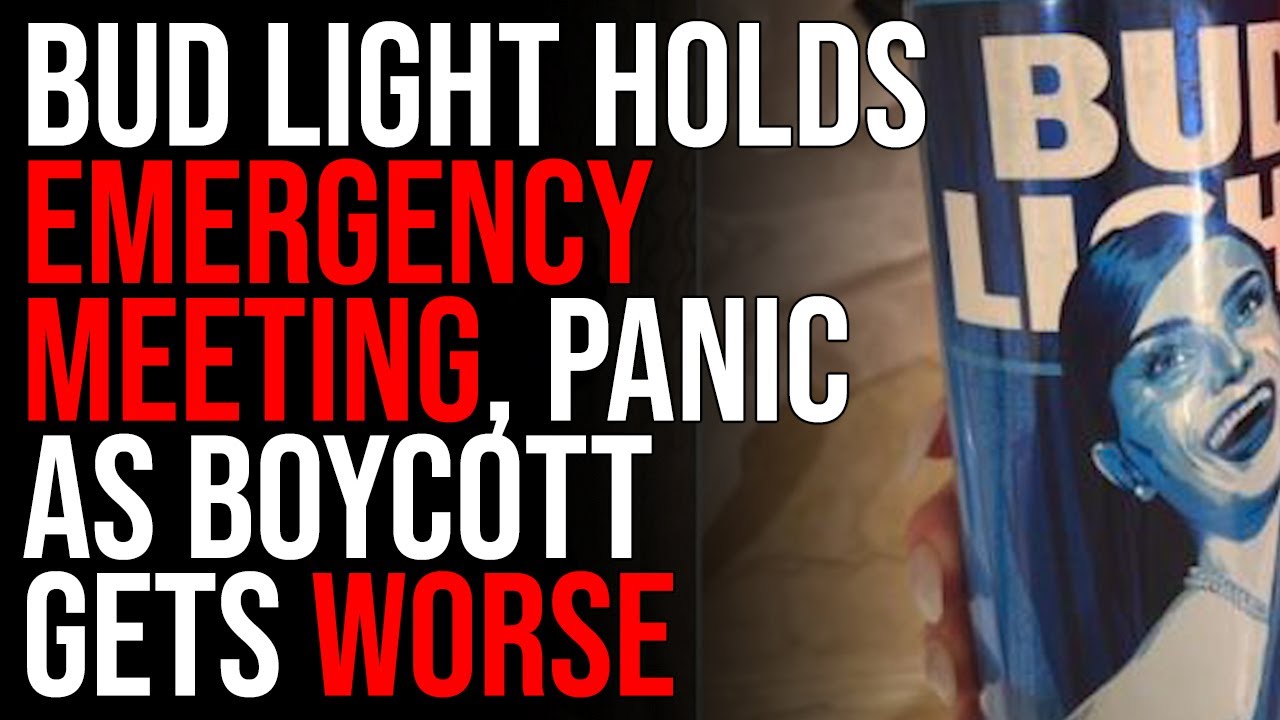 Bud Light HOLDS EMERGENCY MEETING, Panic As Boycott Gets WORSE