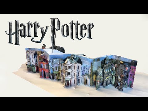 3D-модель книги «Гарри Поттер. От Косого переулка до Министерства магии. Трехмерная карта»