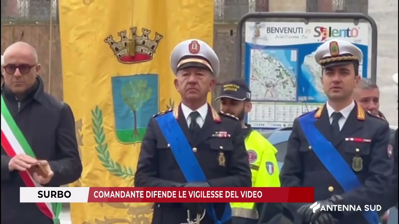 15 MARZO 2025   SURBO - COMANDANTE DIFENDE LE VIGILESSE DEL VIDEO