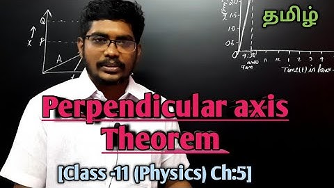 Perpendicular axis theorem || Class 11 Physics || CHAPTER 5 || MOKKA PHYSICS