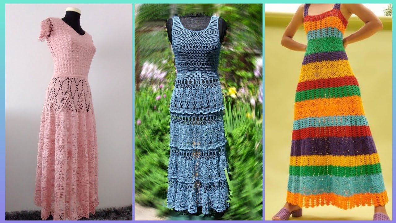 Beautiful and marvelous crochet women's dresses & long maxci design ...