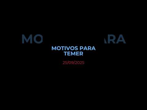 MOTIVOS PARA TEMER - Oração diária (Devocional 25/09/2025) #devocional #oracao