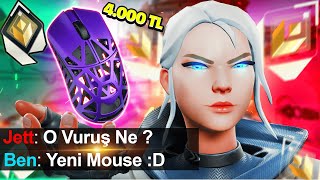 VALORANT'DA *8.000 Hz* MOUSE İLE OYNADIM !! Çekiliş Yaptım
