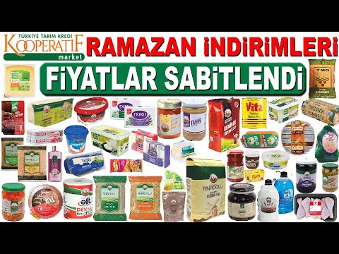 TARIM KREDİ MARKET RAMAZAN İNDİRİMLERİ | KOOPERATİF MARKET FİYATLARI SABİTLEDİ |TARIM KREDİ KAMPANYA