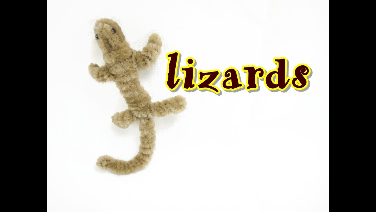 How to Make a Pipe Cleaner Lizard 