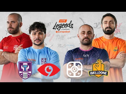 Tethrees vs GCFF | Geo Team vs Welldone - Youtube League : ჯგუფური ეტაპი