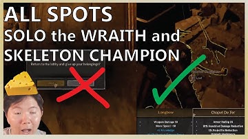 HOW to SOLO KILL Wraith and Skeleton Champion - DARK AND DARKER (NOT PATCHED) (BASE GEAR)
