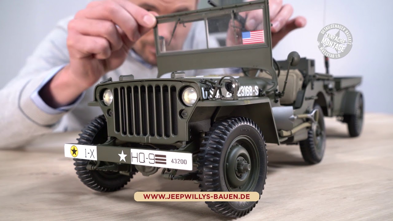 Bauen Sie den Willys MB Jeep  Bauteil Nr 85  von hachette 
