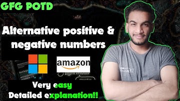 Alternate positive and negative numbers | gfg potd | 14-09-24 | GFG Problem of the day