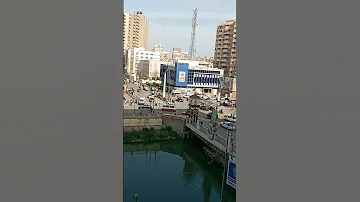 شاهد مدينة الزقازيق صباحا محافظة الشرقية كوبري المحافظة 