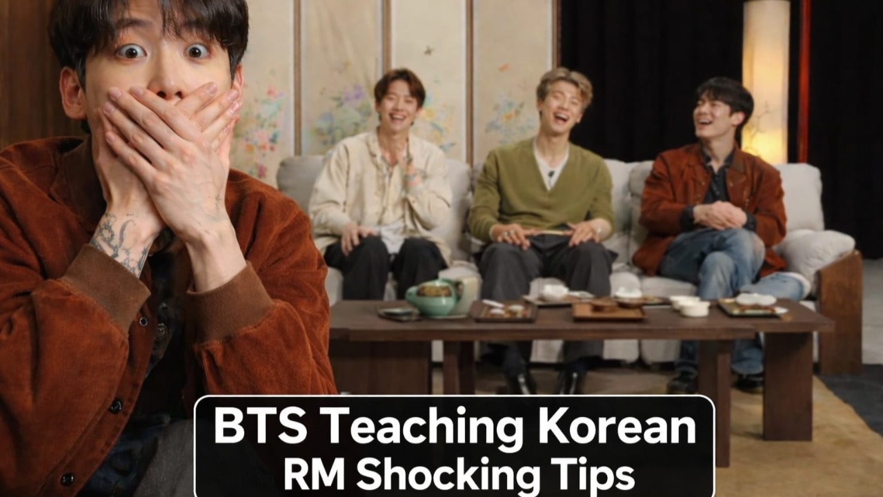 Bts Lessons Learn Korean with BTS 🧠 RM’s SHOCKING Tip|BTS Teaches Korean|#BTS # ...
