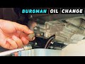 Suzuki burgman 400  engine oil  oil filter change  2017  current  mitchs scooter stuff