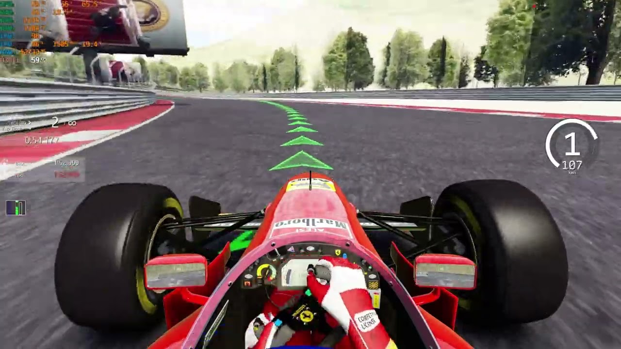 Ferrari 412T1 Extreme Motorstorm Onboard