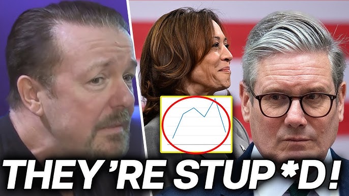 Ricky Gervais Struggles To Hide His Anger At How Stup*d The Average Voter Is