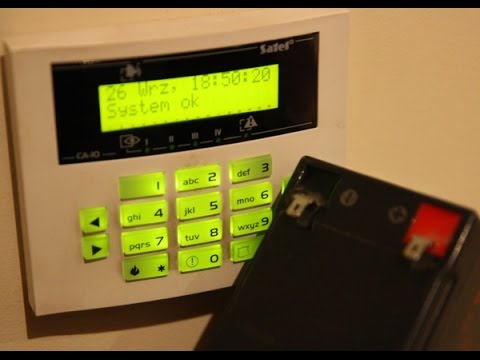 How To Replace Burglar Alarm Battery. Replacing Backup Battery