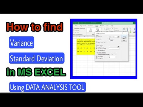 How to find Range, Variance, Standard Deviation of ungrouped data using ...