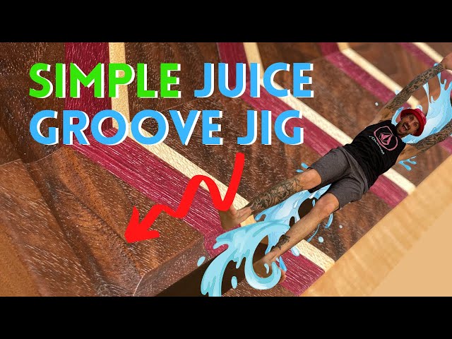 How to make Make a Cutting Board Handles & Juice Groove JIG 