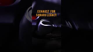 subaru legacy exhaust sound