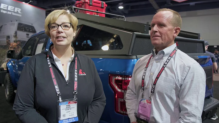 Rick Brown of Truck N Cover & Kerri Walker of LEER...