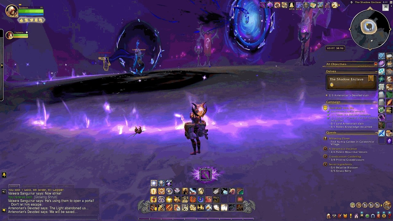 World of Warcraft Midnight Delve Tier 1 - The Shadow Enclave