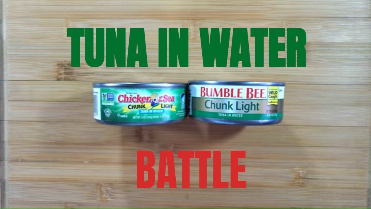 Chicken of The Sea Vs Bumble Bee Tuna in Water YouTube