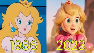 Evolution of Princess Peach in Movies & TV Series (1986-2023)